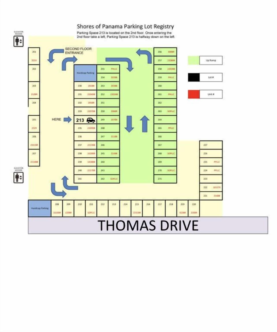 Reserved Parking Map