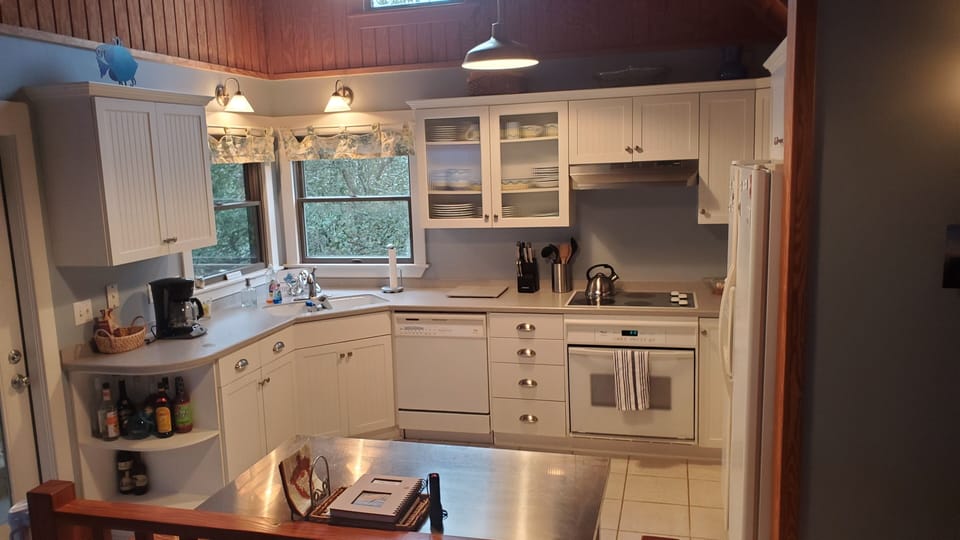 Fully stocked kitchen