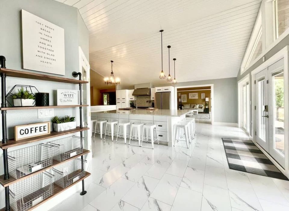Upstairs Beautiful Large Kitchen