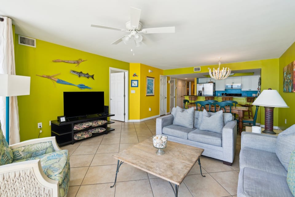 Open concept living area