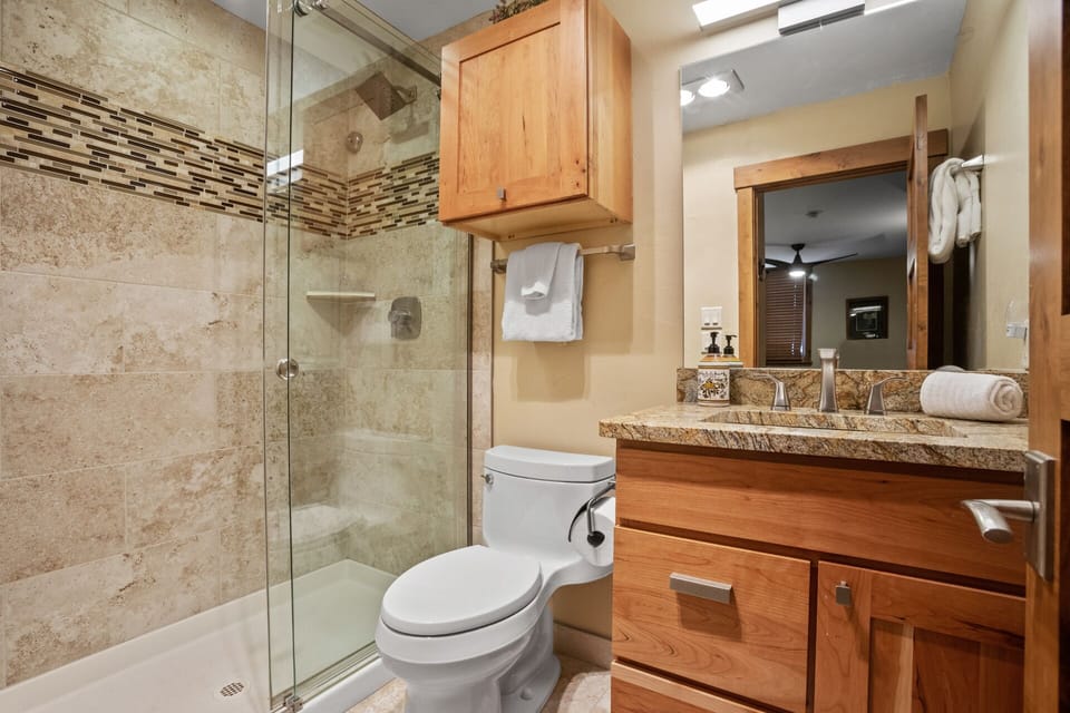 Bathroom 1, attached to Bedroom 1