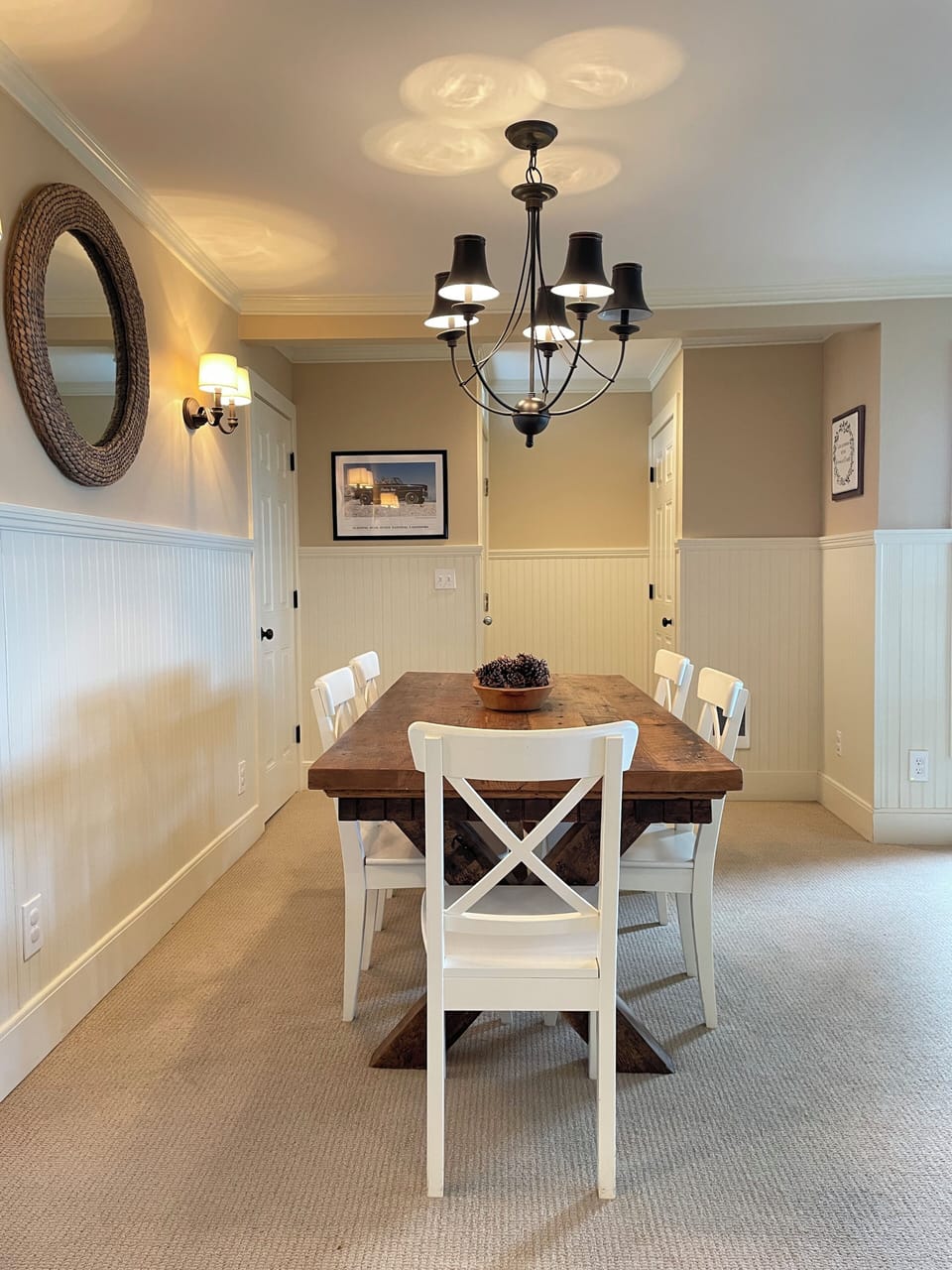 Dining room and entry