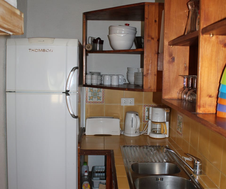 Une partie de la cuisine ouverte