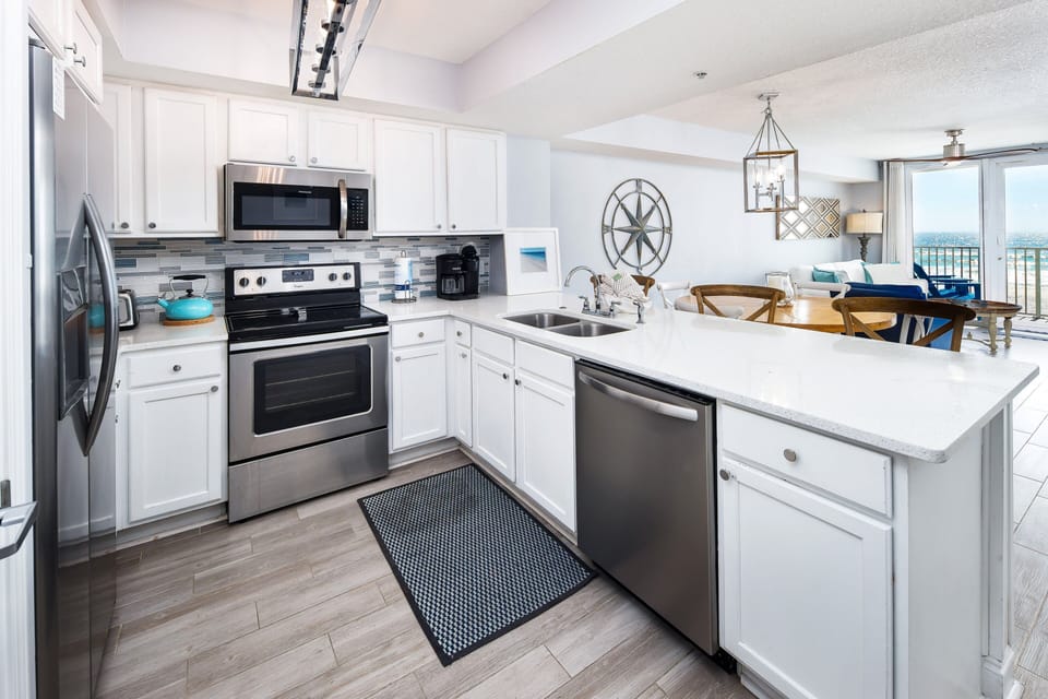 Kitchen - 
Sea Dunes Resort Unit 202 Fort Walton Beach Okaloosa Island Vacation Rentals