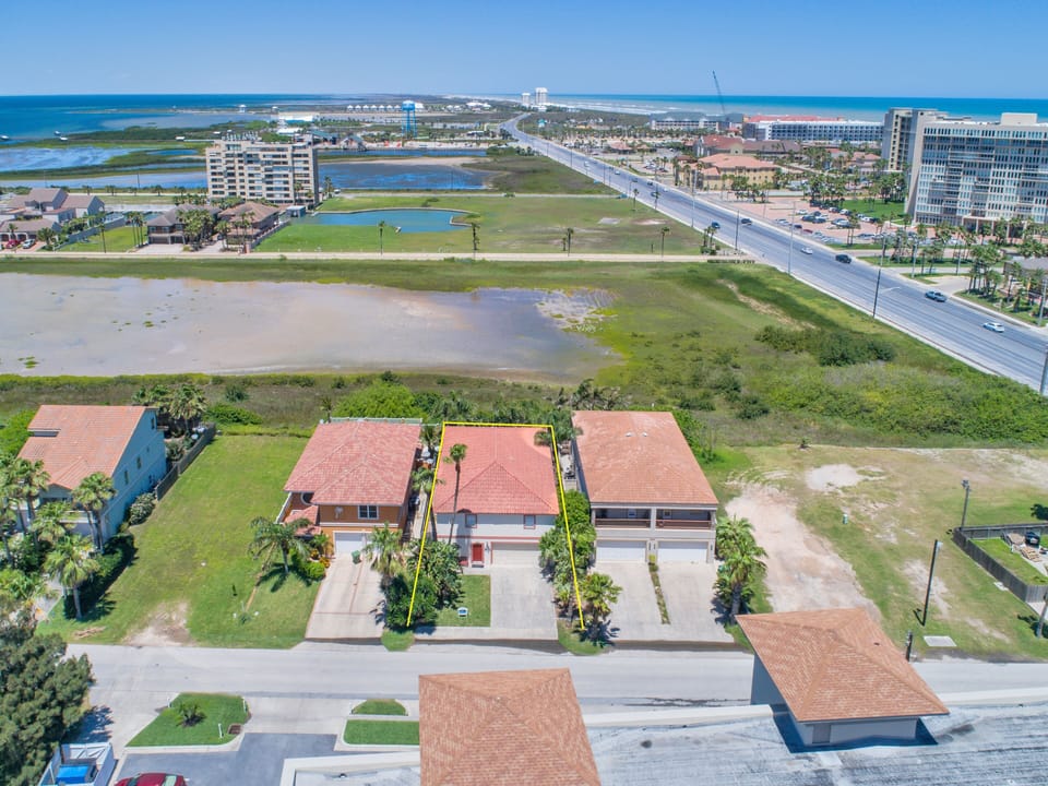 Aerial view of our home!