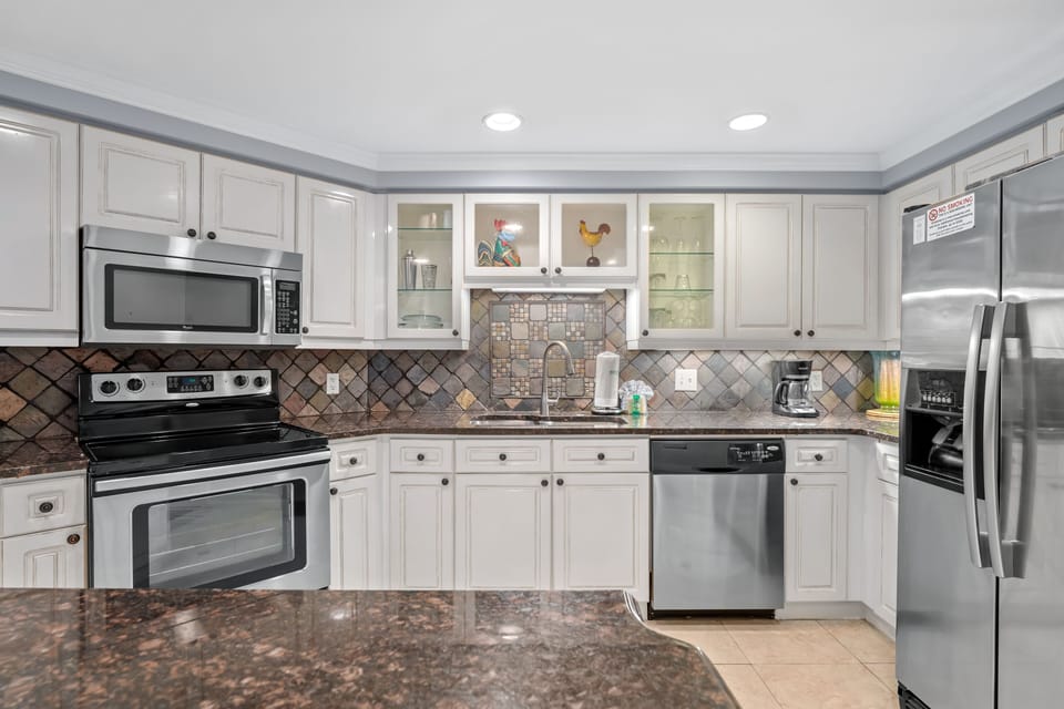 view of  kitchen from entry door
