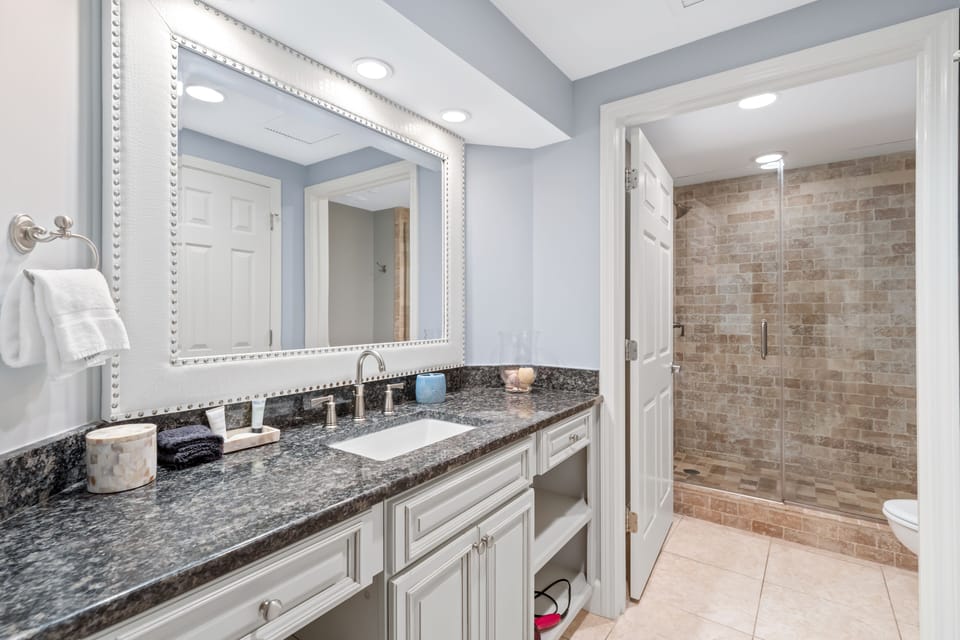 2nd bathroom with walk in shower