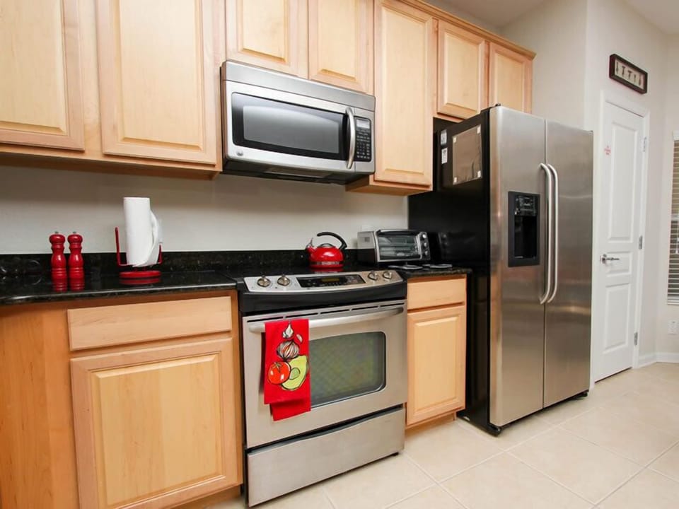 Kitchen open to family room