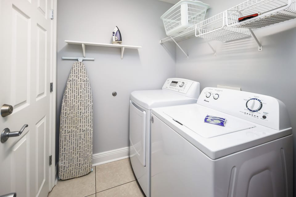 Laundry Room - 
Summer Place Resort, Unit 305 Okaloosa Island Fort Walton Beach Vacation Rentals