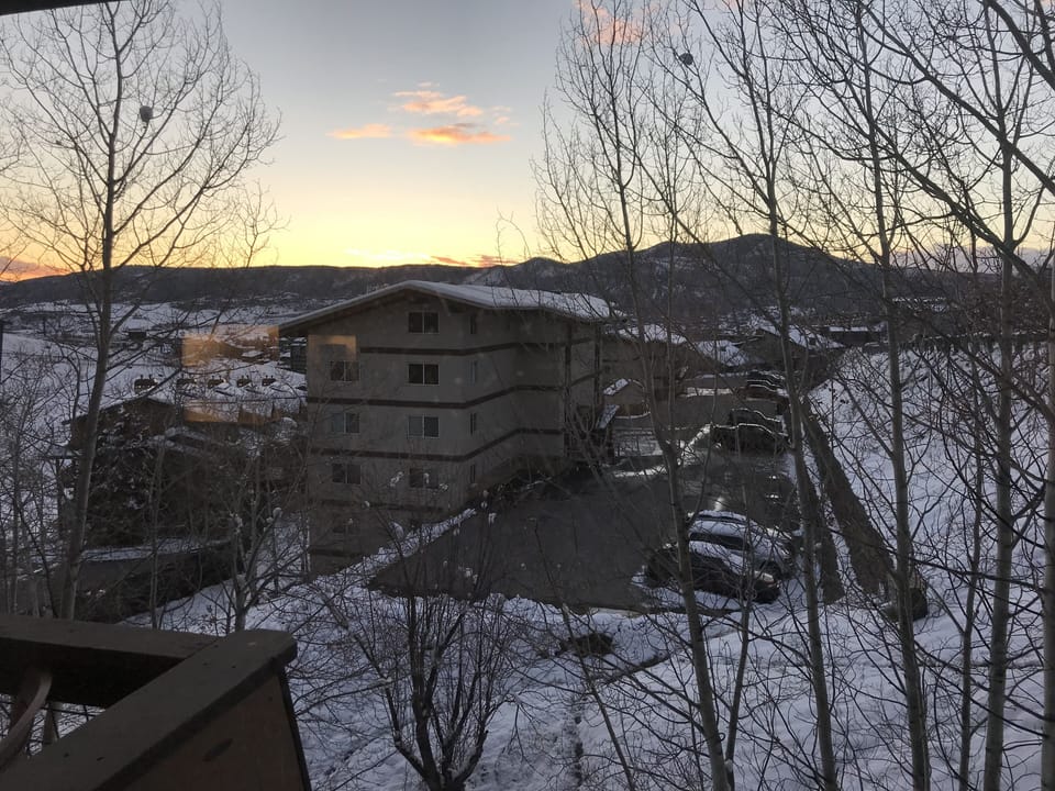 Sunset looking west