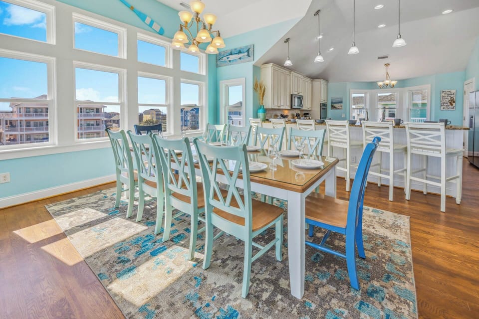 Surf or Sound Realty - 867 - Caribbean Paradise - Dining Area -2