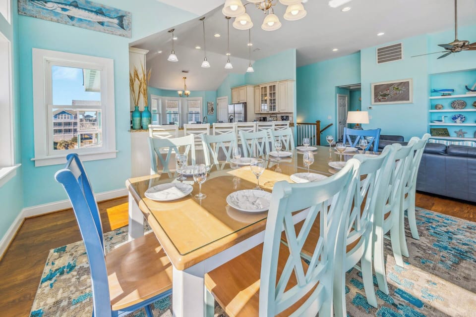 Surf or Sound Realty - 867 - Caribbean Paradise - Dining Area -3