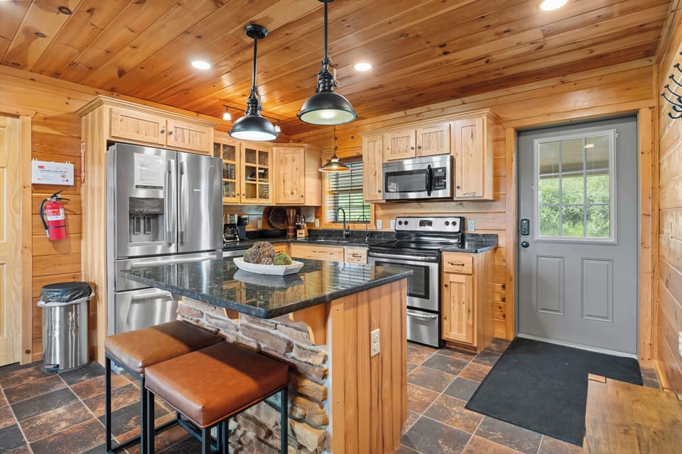 Full Kitchen in the open concept main floor living space