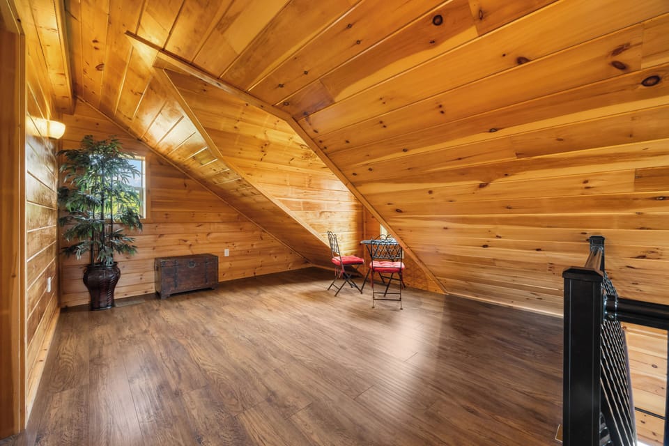 Loft area at the top of the stairs