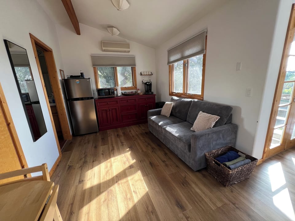 Living area w sofa bed