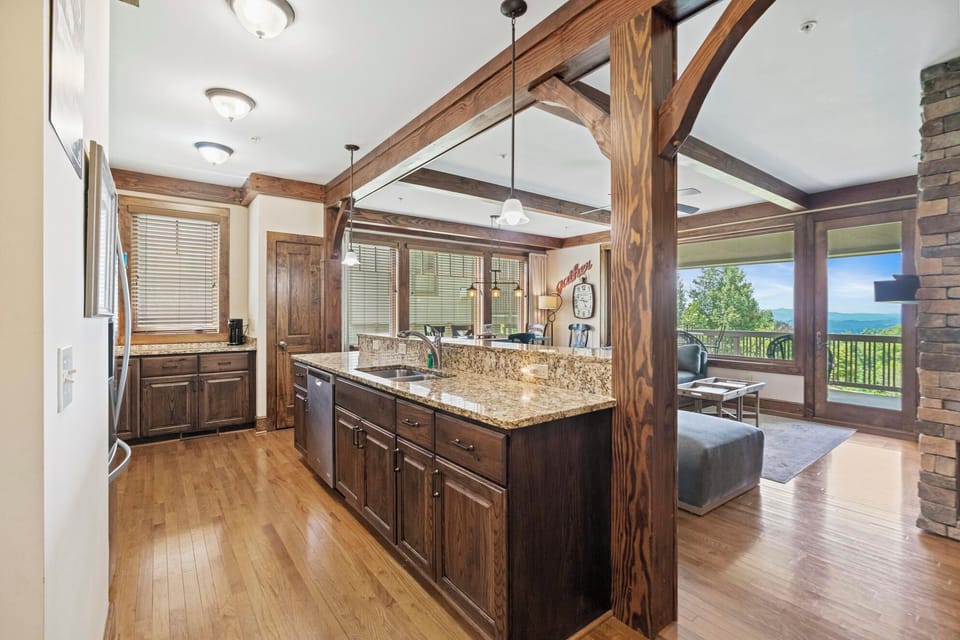 Kitchen--- Open Floor Plan, Mountain View