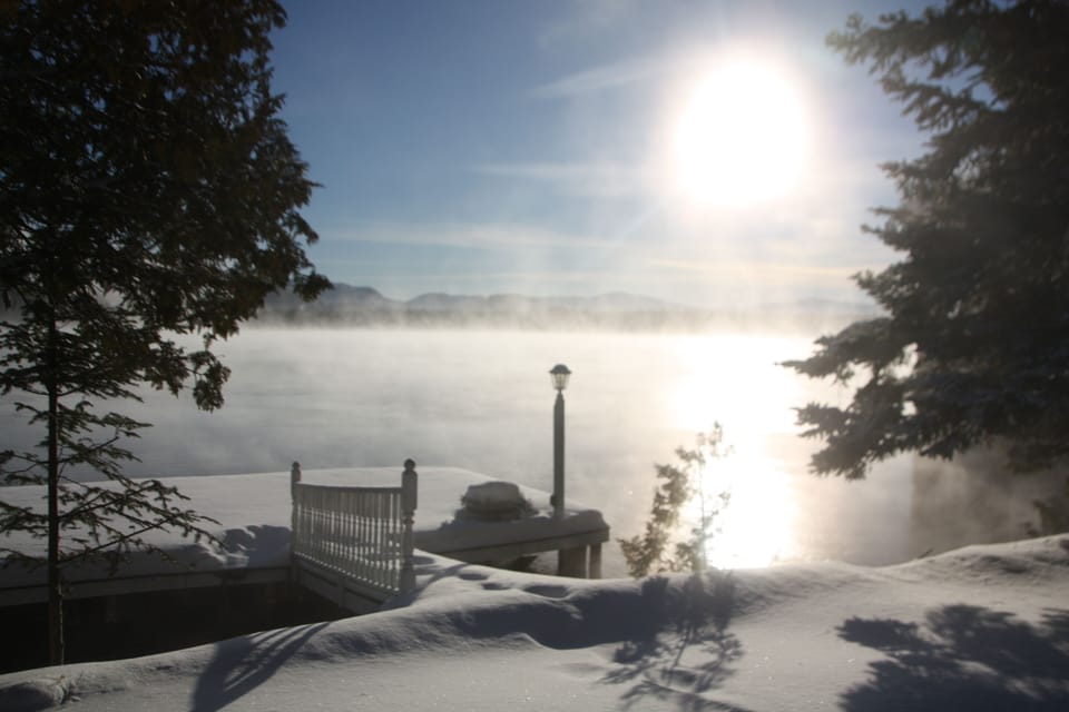 NOTHING LIKE IT. THE DOCK IN WINTER.
