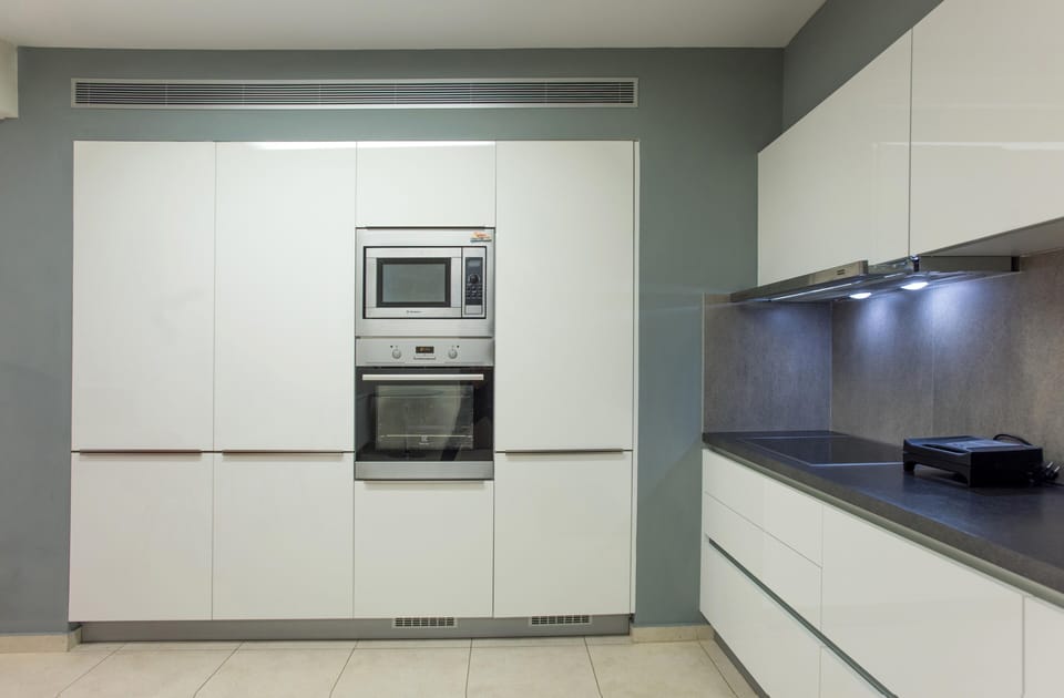 All the kitchenware are provided