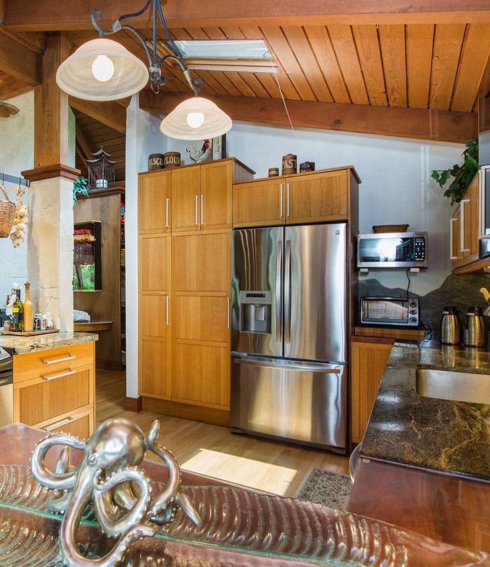 A well-stocked pantry