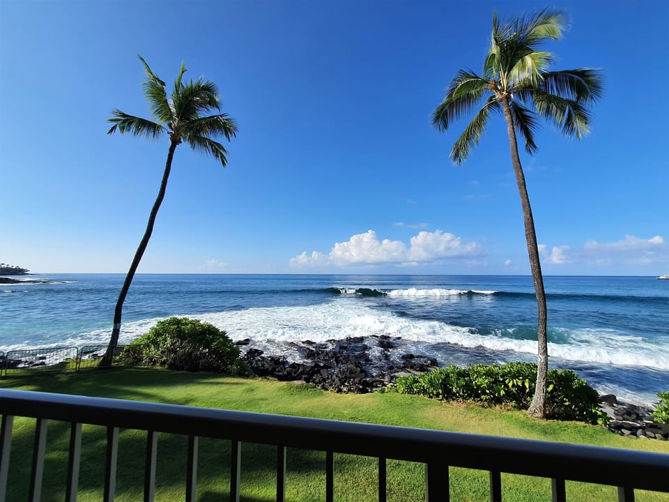 view from lanai