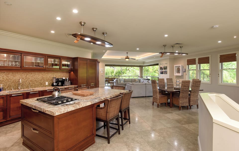 Stay in and cook for the family in the spacious gourmet kitchen with dining area