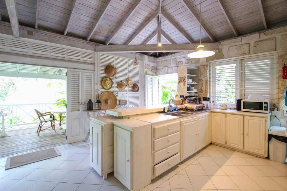 Enjoy cooking in a fully outfitted kitchen when you are not stepping out to try one of the many nearby dining options
