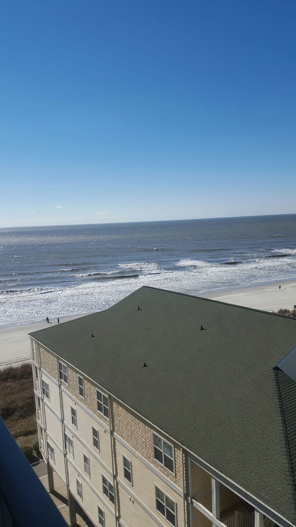 Ocean view from the balcony in your room