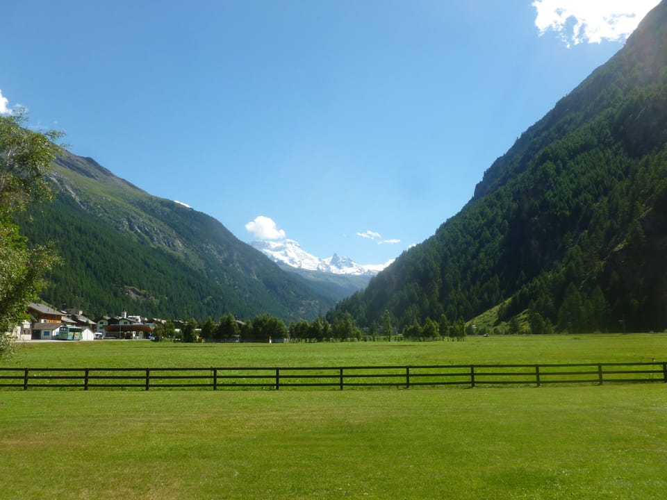 Looking South towards Zermatt and Italy.
