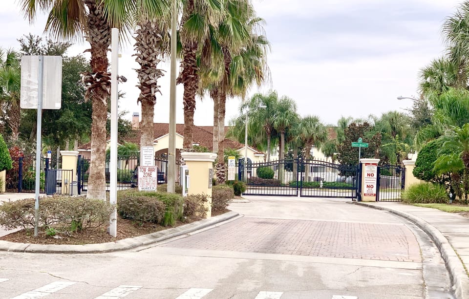 The Resort gate