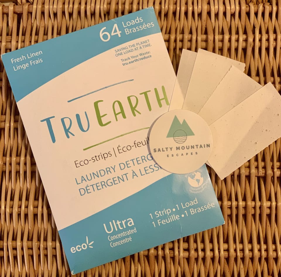 TruEarth Laundry Strips for eco-friendly clothes washing