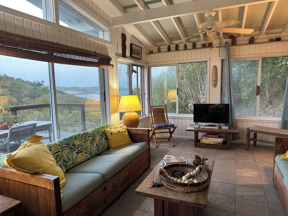 Living Room with views of the Harbour