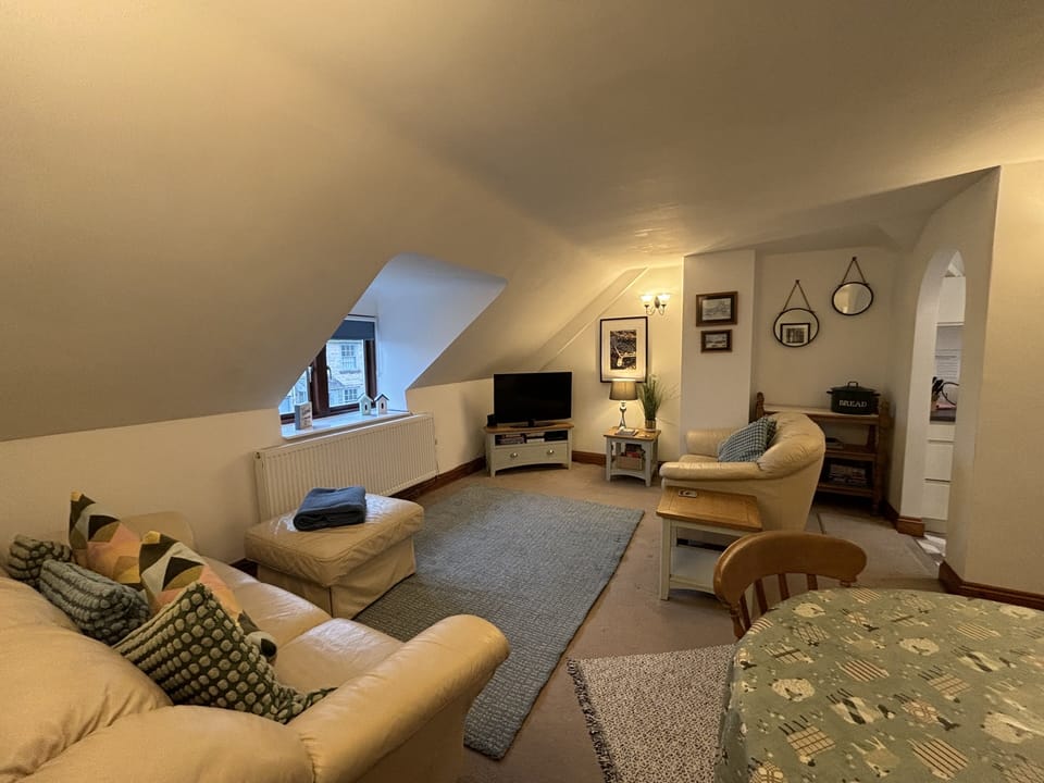 Lounge and dining area.