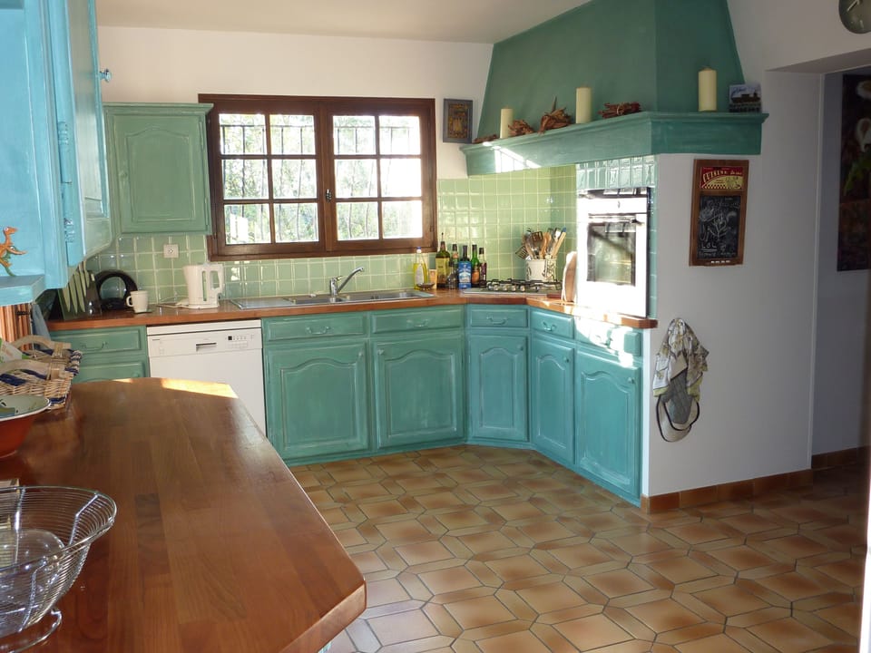 Kitchen at Villa Les Aygals