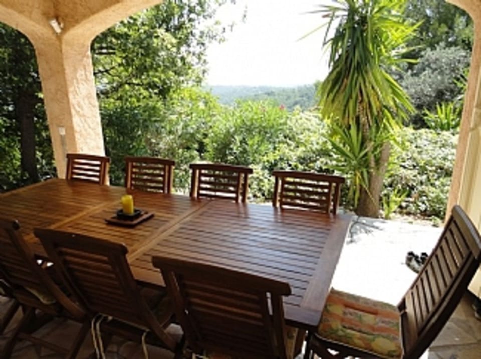 Terrace before new decking built in front