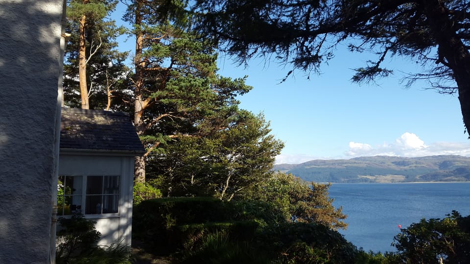 View from front of house
