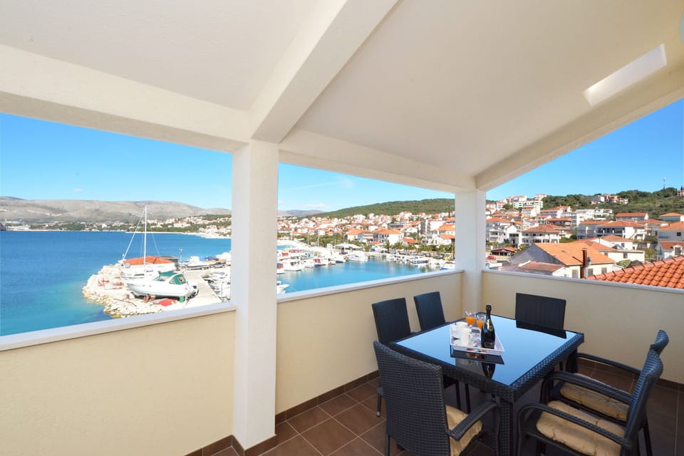 Private terrace with sea veiw