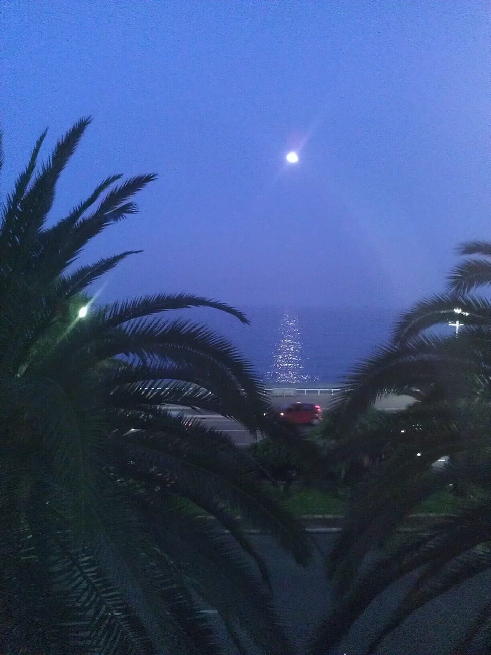 Moon light on the Riviera