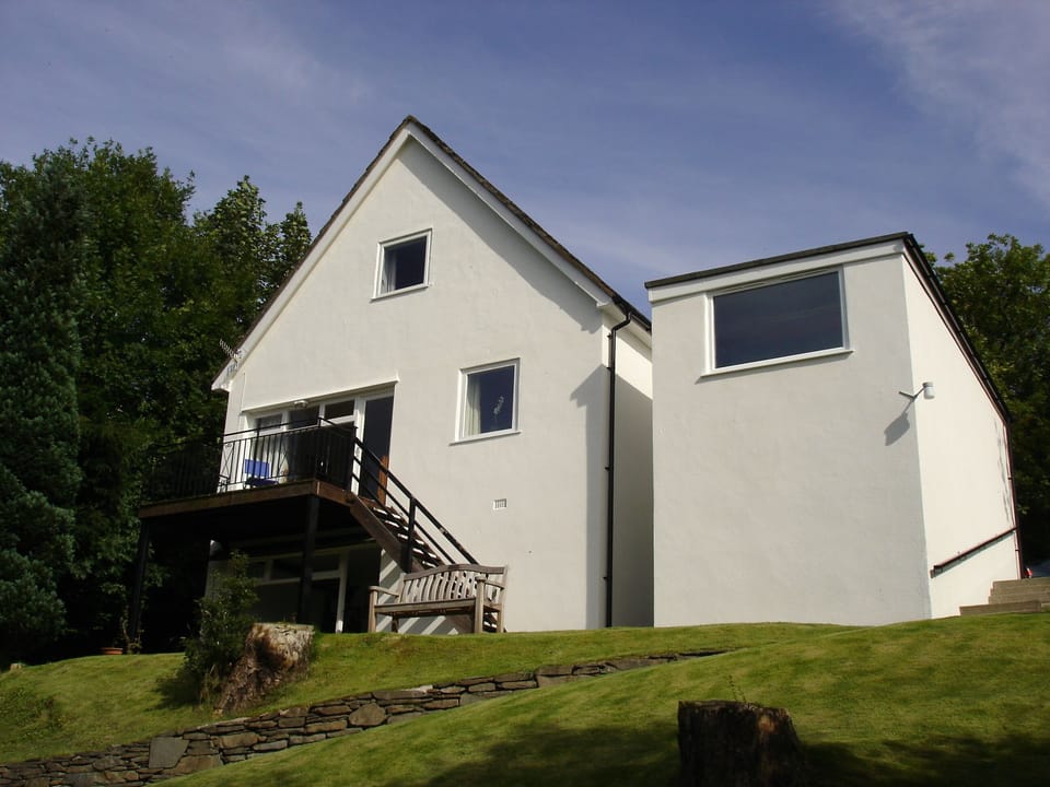 Front of the house and garden