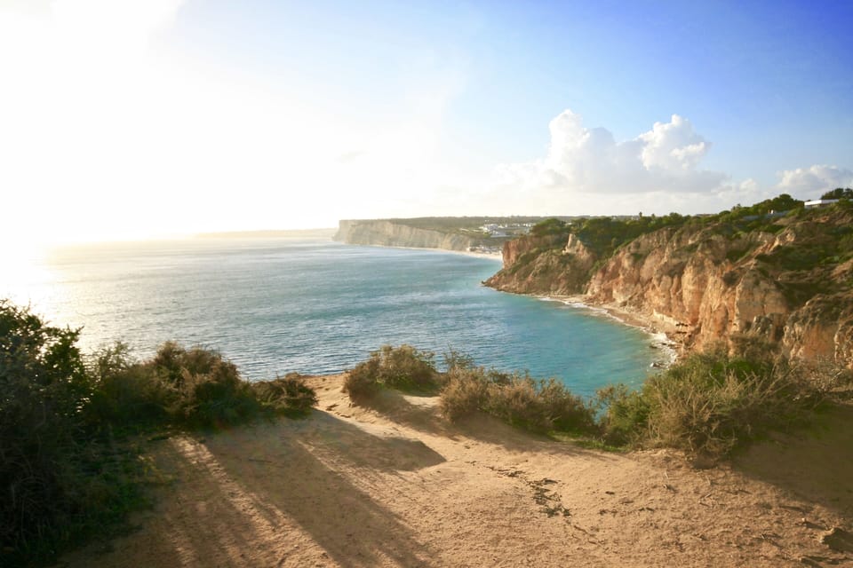 Lagos clifftop views on a morning walk from our apartment 