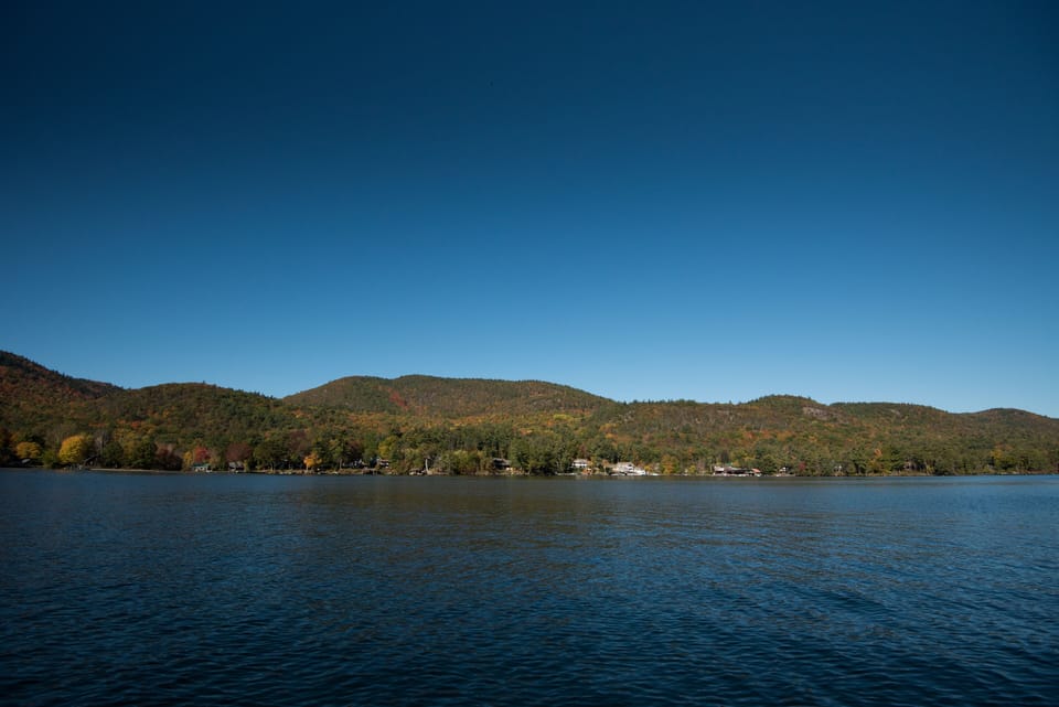 View from the private balcony in the fall
