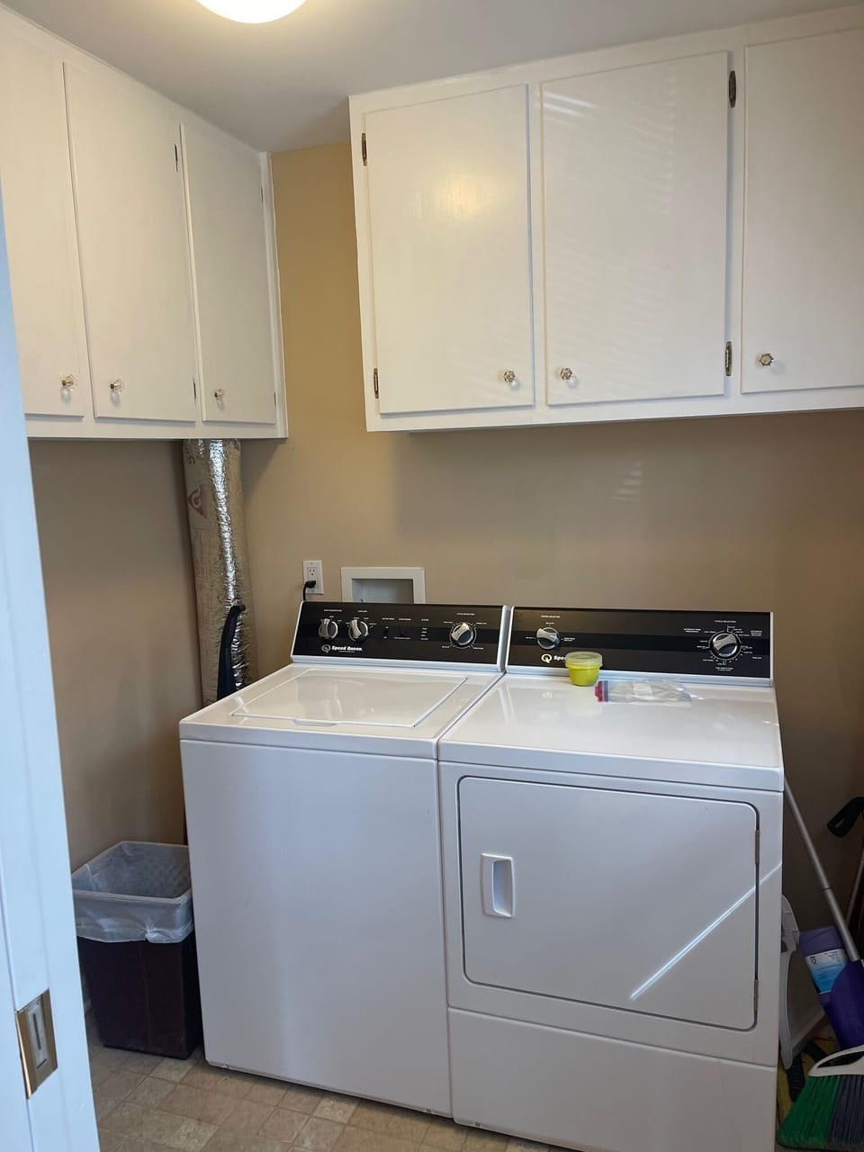 Washer, dryer, ironing board