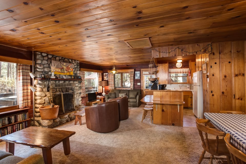View from dining area