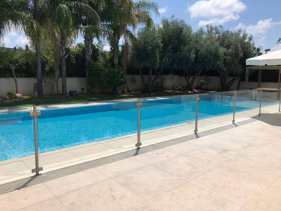 Fenced pool