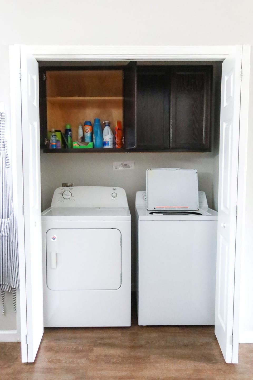 Everything you need to do your laundry.
