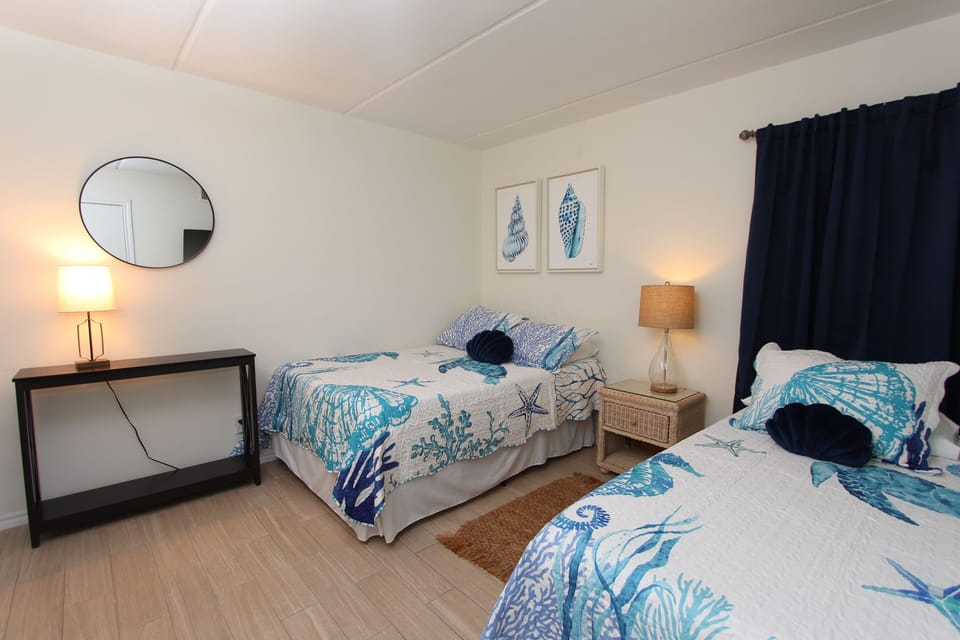 Guest Bedroom Features One Twin & a Full Size Bed