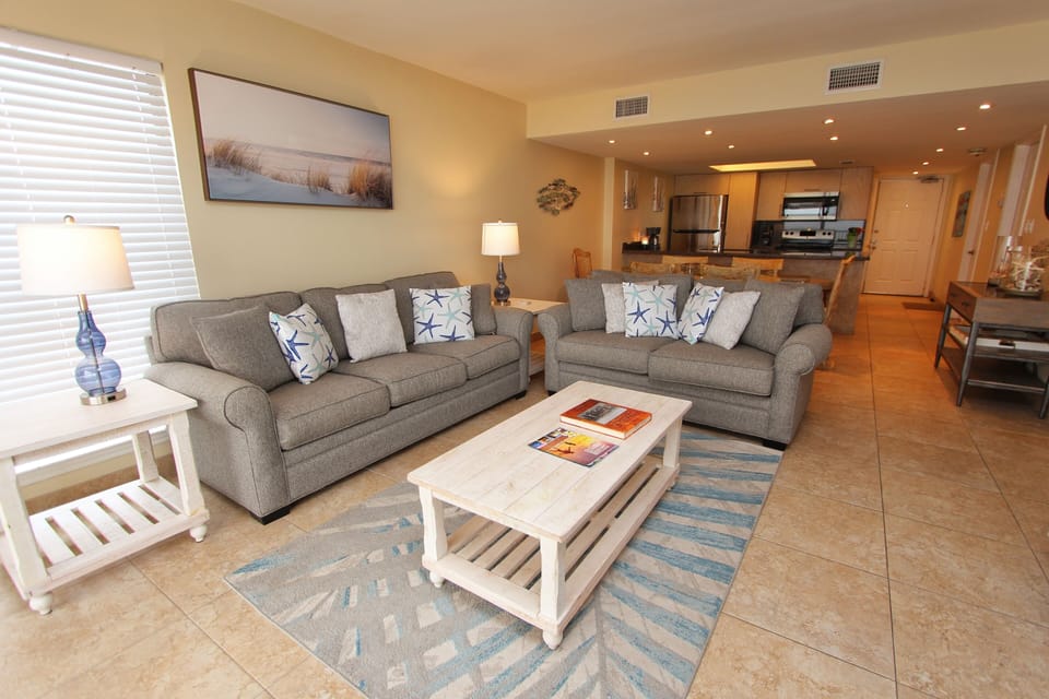 Living Room Features A Sleeper Sofa