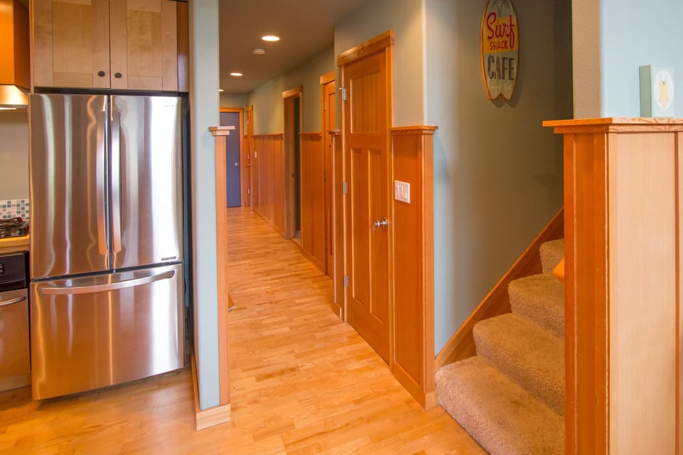 Hall to Master Bedroom & Laundry Room