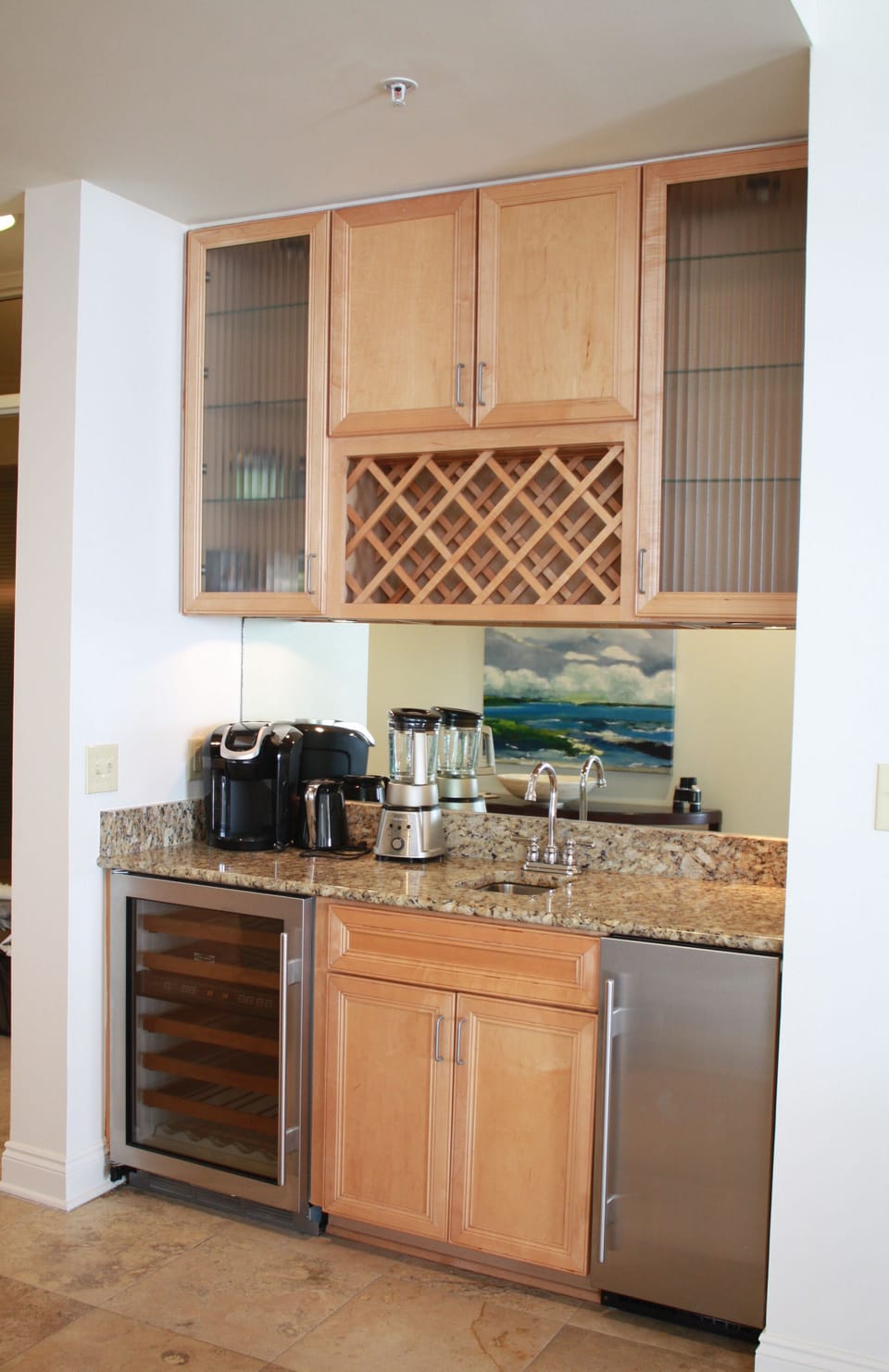 wine cooler and ice maker