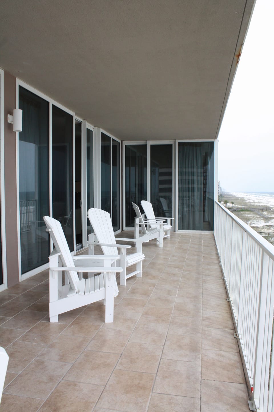 each room has private balcony access 