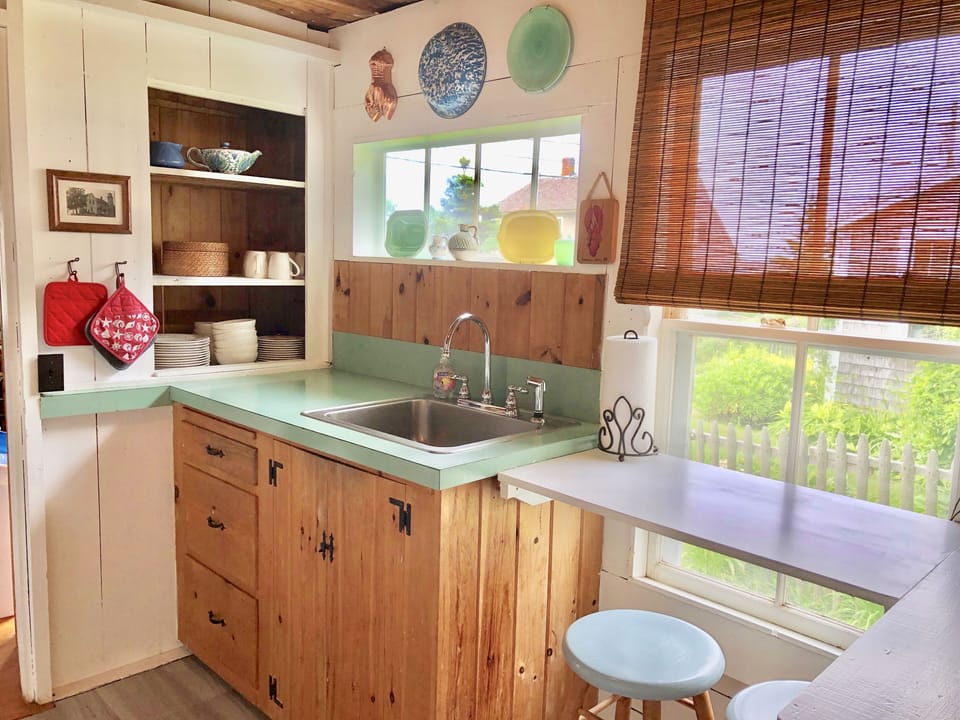 Cozy kitchen with views of Lighthouse